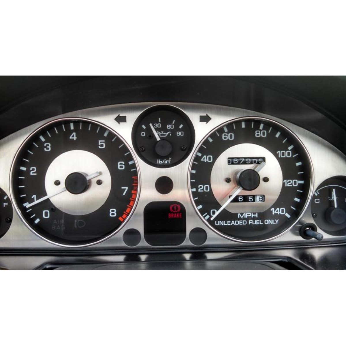 Instrument Cluster Bezel, Stainless Steel, NA